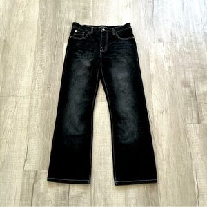Black Paco Baggy Jeans Kids